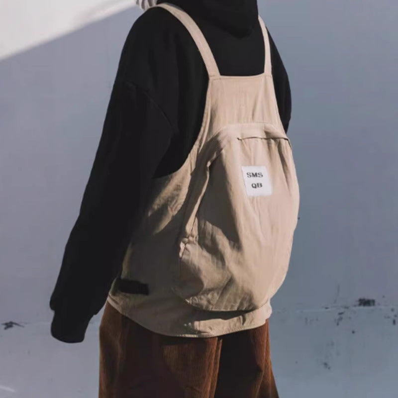 Avant Garde Casual Workwear-Style Men's Waistcoat