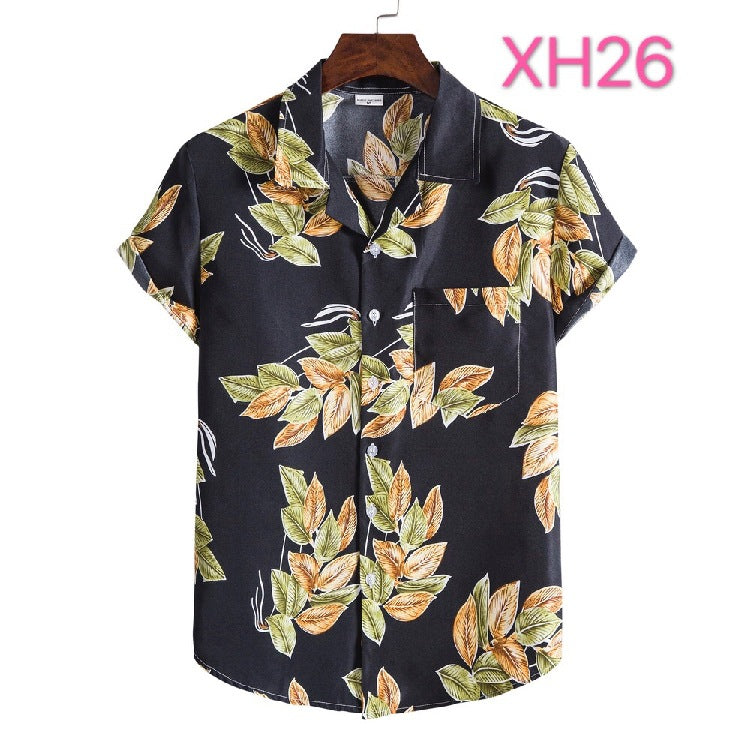 Men's Hawaiian Shirt, Beach Style, Multi Colours