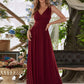 Bridesmaid Plus-Size High Waist Classic Evening Dress