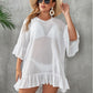 Plus Size See-Through Sun Protection One-Piece Beach Dress