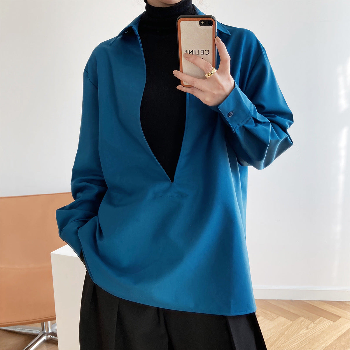 Avant Garde Women's Over-Shirt, Smock Top for Layering, Multi Colours