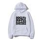 Social Media Killed Romance, Unisex Teenager Hoodie