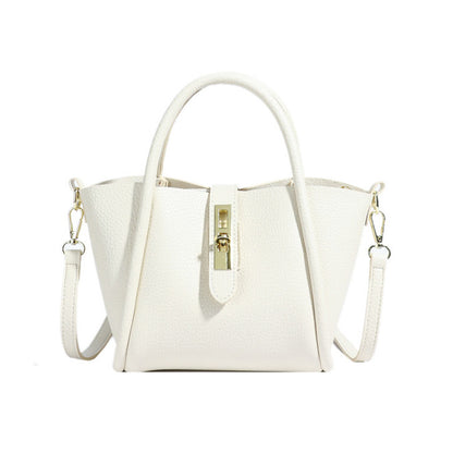 Portable Bucket Shoulder Leather Crossbody Under Arm Bag