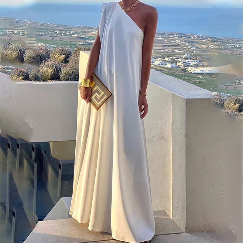 Vireous Greek-Inspired Off the Shoulder Evening Dress Vireous.Shop Vireous Greek-Inspired Off the Shoulder Evening Dress Vireous.Shop