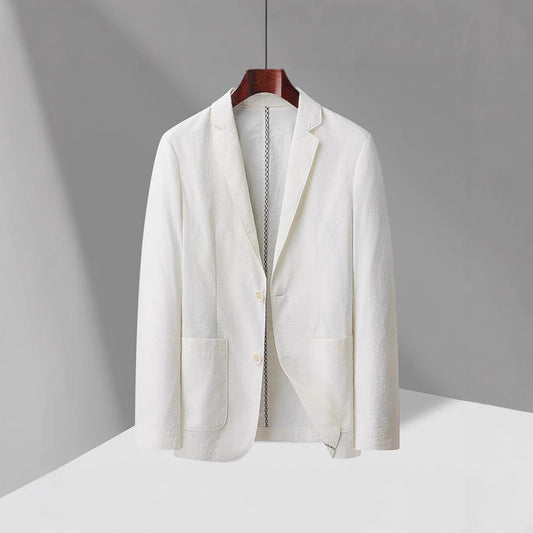 Men's Lightweight Luxury Linen Cotton Jacket, Multi Colours