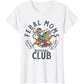 'Feral Moms Social Club' Women's Cotton T-Shirt