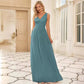 Bridesmaid Plus-Size High Waist Classic Evening Dress