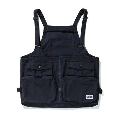 Avant Garde Casual Workwear-Style Men's Waistcoat