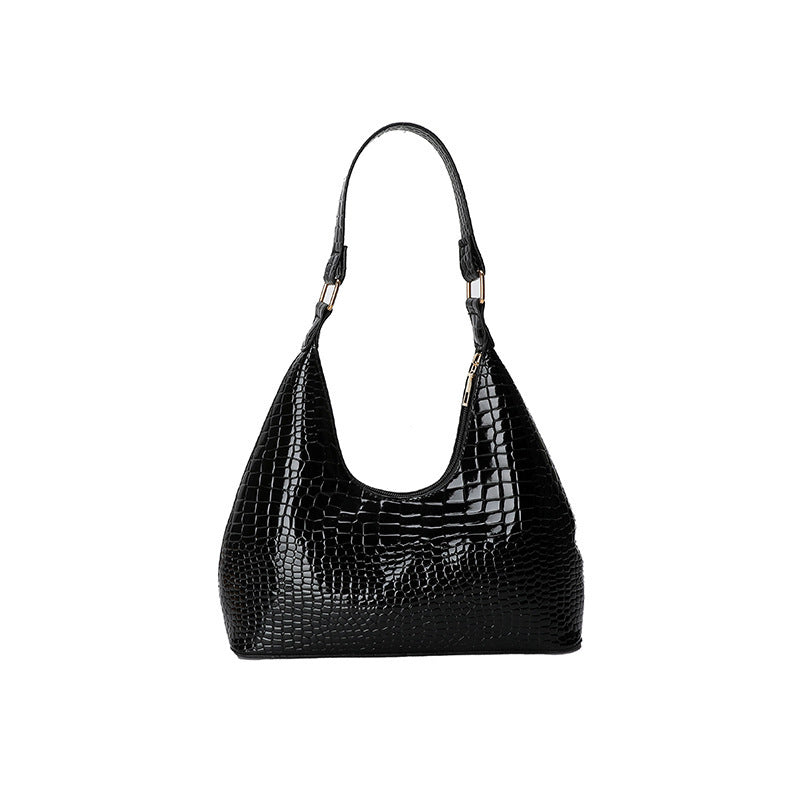 Fashion Crocodile Leather Women's Shoulder Bag