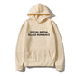 Social Media Killed Romance, Unisex Teenager Hoodie