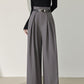 Loose Tailored Trousers, Wide Leg Women's Smooth Drape-Style Pants