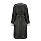 Vireous Casual Thickened Leather Wool Lined Women's Coat