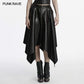 Punk Rave Myra Faux Leather Skirt