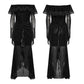 Punk Rave Aurelia Goth Mesh Dress