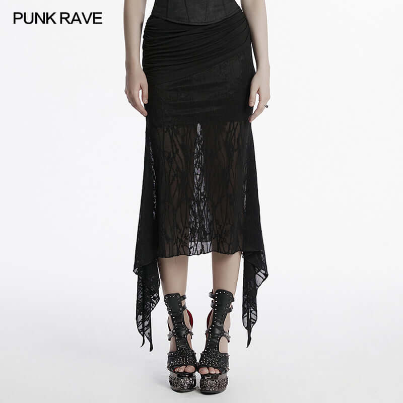 Punk Rave Arti Fishtail Skirt