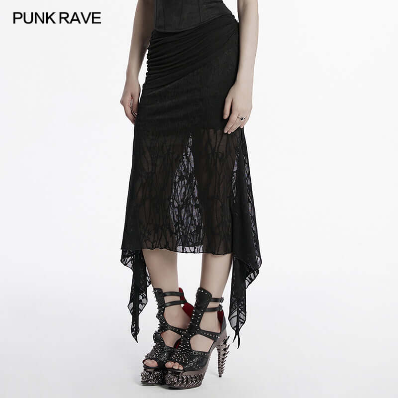 Punk Rave Arti Fishtail Skirt
