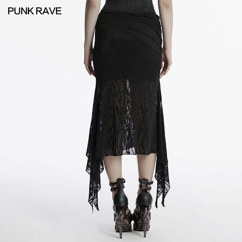 Punk Rave Arti Fishtail Skirt