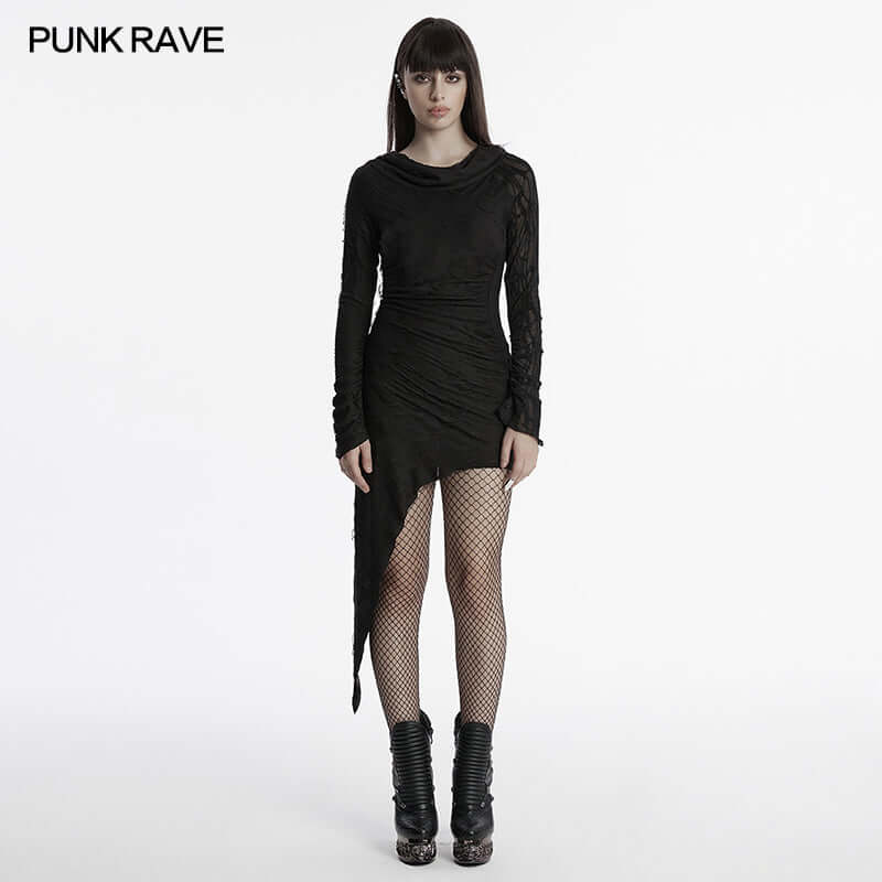 Punk Rave Ciaran Hooded Dress