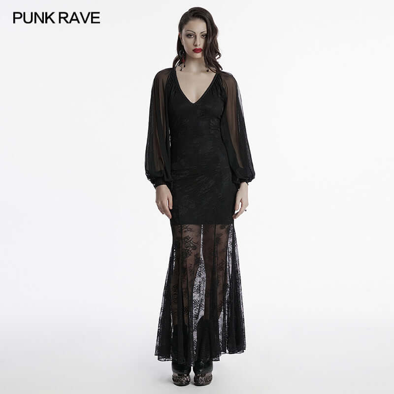 Punk Rave Calliope Goth Night Bat Dress