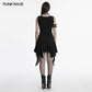 Punk Rave Calista Elegant Sleeveless Dress in Black