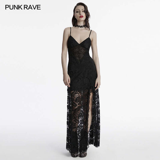 Punk Rave Aviva Lace Long Dress