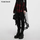 Punk Rave Morrigan Mesh Plaid High-Low Skirt