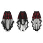 Punk Rave Morrigan Mesh Plaid High-Low Skirt