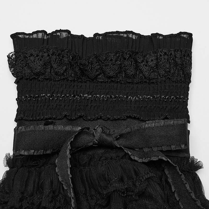 Punk Rave Kesia Cute Ruffled Leg Warmers