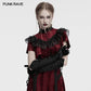 Punk Rave Selene Embroidered Velvet Gloves in Black