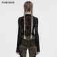 Punk Rave Ravena Cross Flocking Mesh Top