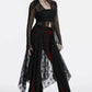Punk Rave Tau Lace Long Cardigan