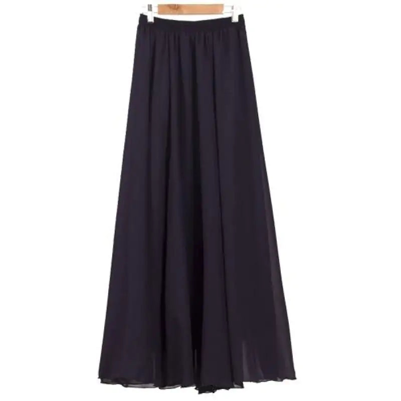 High Waist Long or Half-Length Floaty Chiffon Skirt, Spring and Summer Collection