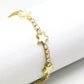 Trella Luxe 18K Gold-Plated Star Tennis Bracelet