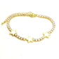 Trella Luxe 18K Gold-Plated Star Tennis Bracelet