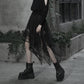 Punk Rave Caitlyn Mesh and Lace Layers Handkerchief Skirt