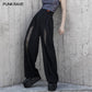 Punk Rave Zadie Wide-Leg Mesh Cutaway Trousers