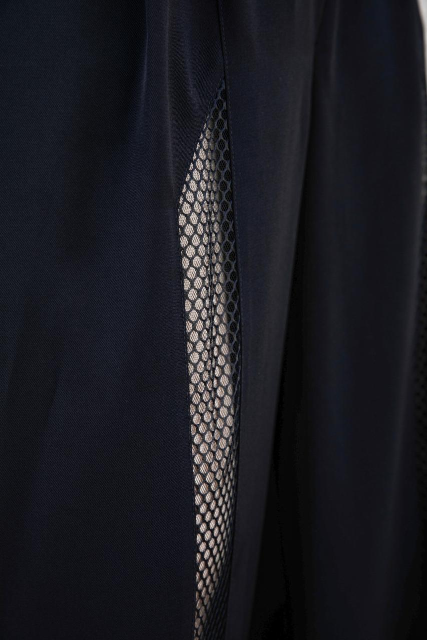 Punk Rave Zadie Wide-Leg Mesh Cutaway Trousers