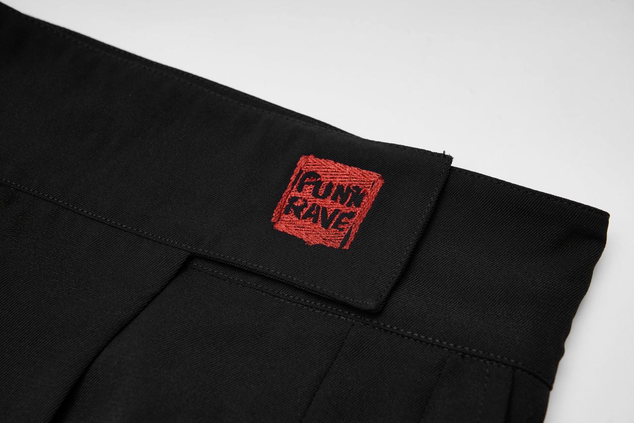 Punk Rave Zadie Wide-Leg Mesh Cutaway Trousers