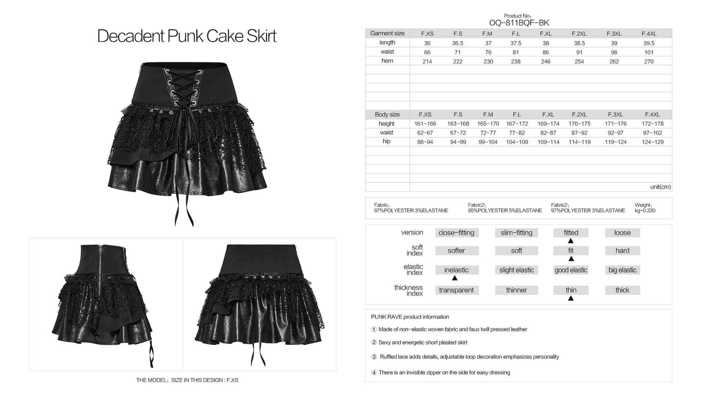 Punk Rave Salome Decadent Cake Skirt