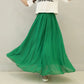 High Waist Long or Half-Length Floaty Chiffon Skirt, Spring and Summer Collection