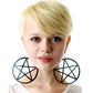 Acrylic Star Shape Earrings, Oversized Trendy Design