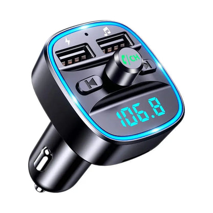 Bluetooth 5.3 FM Transmitter for Car FM/Aux Bluetooth Connected Car Adapter