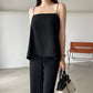 Vireous Simple Two-Piece Women's Summer Pants Suit