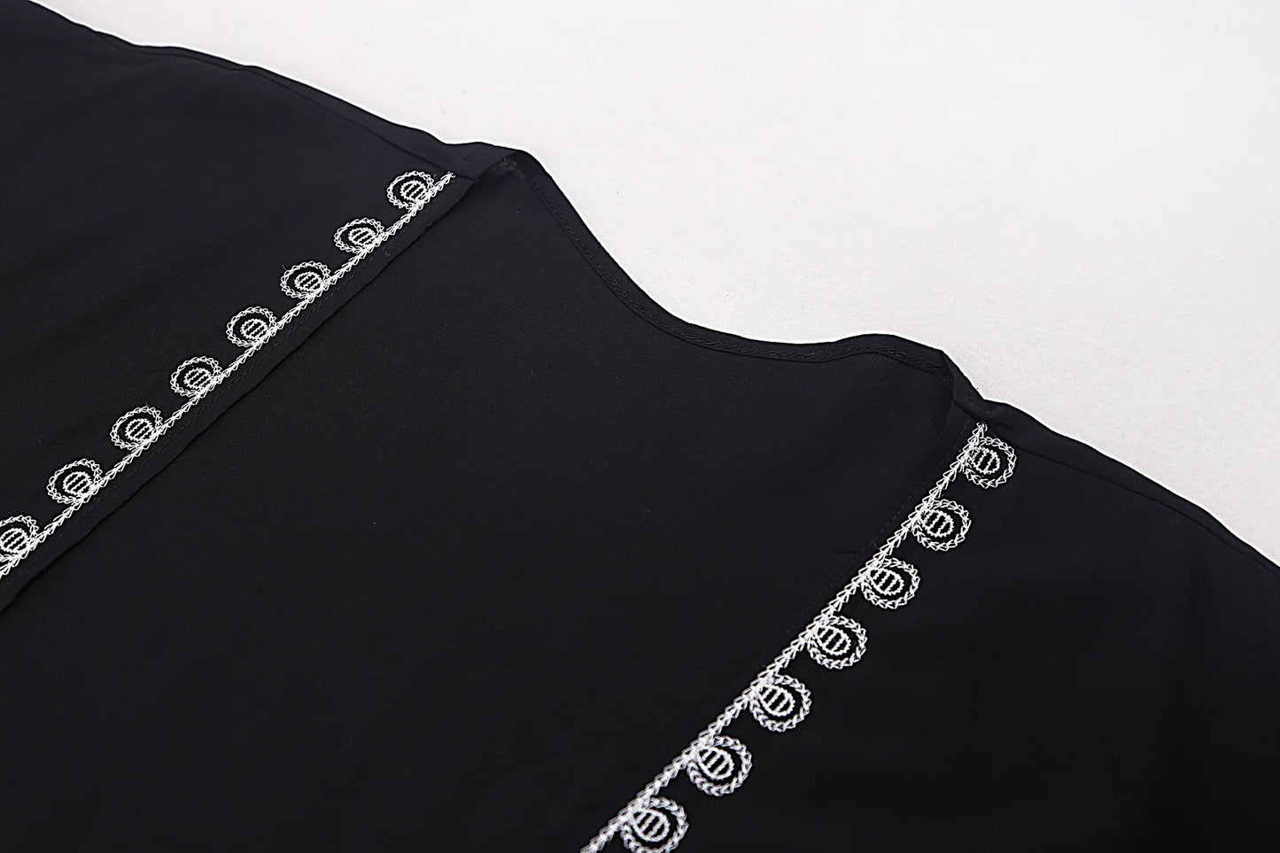 Loose Beach Kimono Cardigan Swimsuit Cover Up with Embroidery