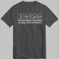 Funny 'Sarcasm Elements' Periodic Table T-Shirt, Science Chemistry Humour