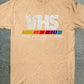 Vintage 'VHS The Future Is Here' T-Shirt, Philosophical 1970s Throwback