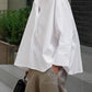 Avant Garde Women's Buttoned Loose-Fit Shirt