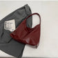 Large Capacity Soft Leather Tote Handbag, Multi Colours