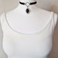 Dark Cross Gothic Vampire Cameo Pendant, Velvet Choker Necklace, Multi Designs