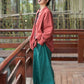 Fashion Cotton Linen Women's Stand Collar Jacket, Multi Colours